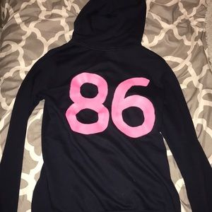 PINK Navy Blue Hoodie